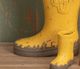 A & B Home Yellow 7" Rain Boot Planter-1