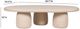 TOV Furniture Rahul Cream 59" Round Coffee Table-2