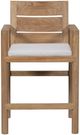 Vanguard® Furniture Customizable Horizon Teak Outdoor Counter Stool-0