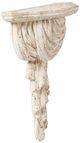 A & B Home Antique White Wall Shelf-0