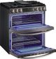LG 30" PrintProof™ Black Stainless Steel Slide In Gas Range-1
