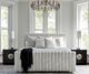 Bernhardt Silhouette White Queen Upholstered Panel Bed-1
