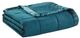 Olliix by Madison Park Windom Teal Full/Queen All Season Microfiber Down Alternative Blanket with 3M Scotchgard-0
