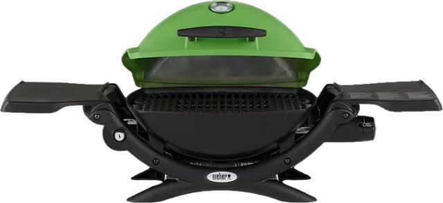 Weber® 1200™ 1-Burner Green Portable Liquid Propane Grill-1