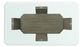 Elements International Dapper Glass Top Rectangle Counter Table with Gray Base-3