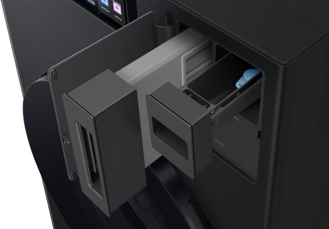 Samsung F900 Series Bespoke 5.3 Cu. Ft. Brushed Black AI Laundry Combo-11