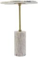 A & B Home Off-White Side Table-1
