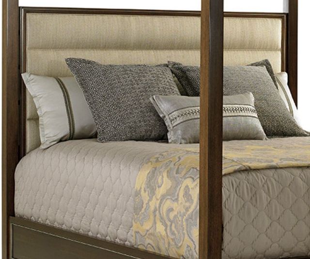 Lexington Home Macarthur Park Terranea Brown/Wheat California King Poster Bed-1