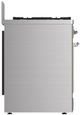 Ilve® Majestic III 30" Stainless Steel Pro Style Dual Fuel Natural Gas Range with Solid Door and Chrome Trim-4