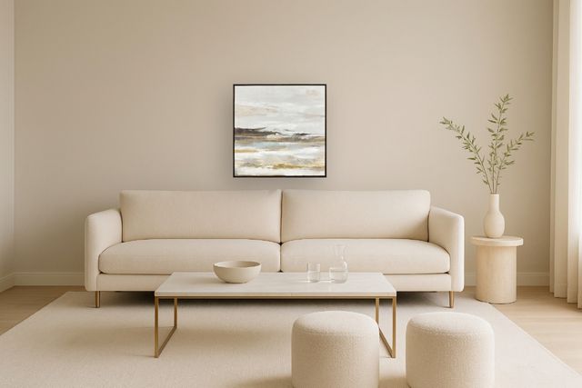 Classy Living Contemplative Tranquil Horizon I Wall Art-1