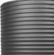 A & B Home Black 22" Cylinder Cement Planter-3