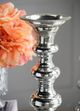 A & B Home Antiqued Silver Candle Holder-1