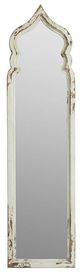 A & B Home Weathered White Floor Mirror-0