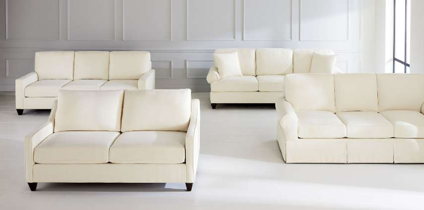 True Custom Large Roll Arm Loveseat - Thumbnail 5