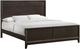 Elements International Beaumont Merlot King Panel Bed-0