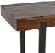 Classic Home Duarte Rustic Brown Counter Table with Black Base-3