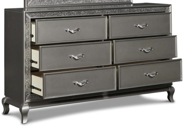 New Classic® Home Furnishings Park Imperial Pewter Dresser-2