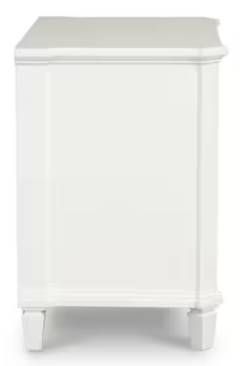 Bassett® Furniture Trafford Porcelain 3-Drawer Nightstand-2