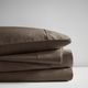 Olliix by Sleep Philosophy Chocolate Queen 300 Thread Count Liquid Cotton Sheet Set-4