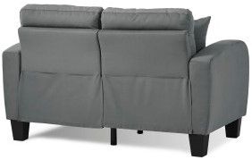 Mazin Furniture Sinclair 2 Piece Gray Sofa & Loveseat Set-2