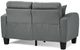 Mazin Furniture Sinclair 2 Piece Gray Sofa & Loveseat Set-2