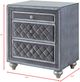 Crown Mark Cameo Gray Nightstand-2