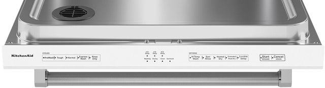 KitchenAid® 24" White Top Control Built In Dishwasher-7