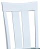 John Thomas Furniture® Cosmopolitan Ava Heather Gray/White Dining Side Chair-1