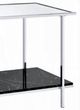 ACME Furniture Angwin Mirrored Top Console Table with Black/Chrome Base-2