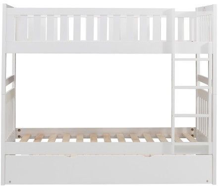 Homelegance® Galen White Youth Twin/Twin Bunk Bed with Trundle-3