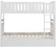 Homelegance® Galen White Youth Twin/Twin Bunk Bed with Trundle-4