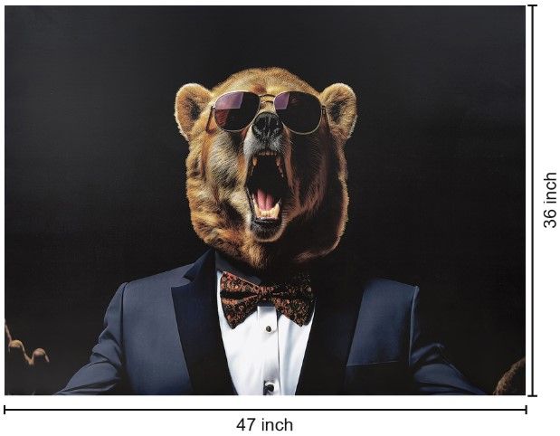 Classy Living Untamed Urbane Roar Wall Art-2