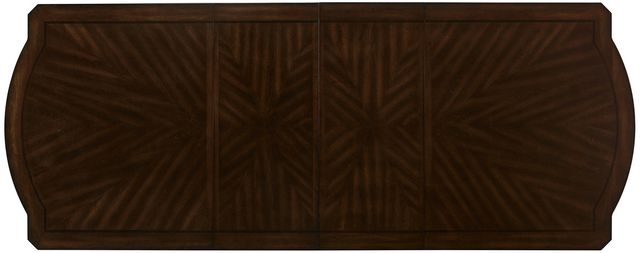 Mazin Furniture Delavan Cherry Brown Dining Table with Extension-1