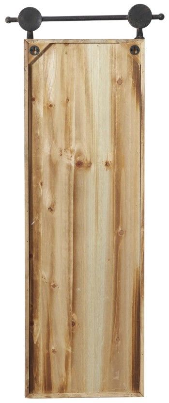Deco Marche 2-Piece Brown Geometric Linear Wall Panel Art Set-1