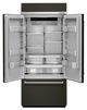 KitchenAid® 37 in. 20.8 Cu. Ft. Black Stainless Steel Built In Counter Depth French Door Refrigerator-1