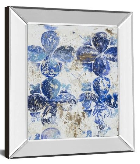 Classy Art Blue Quatrefoil IIl by Patricia Pinto Wall Art-1