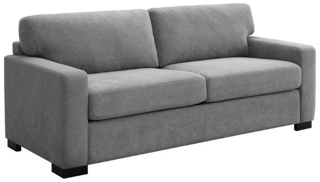 Coaster® Simpson Gray Upholstered Sofa Sleeper with Queen Mattress-0