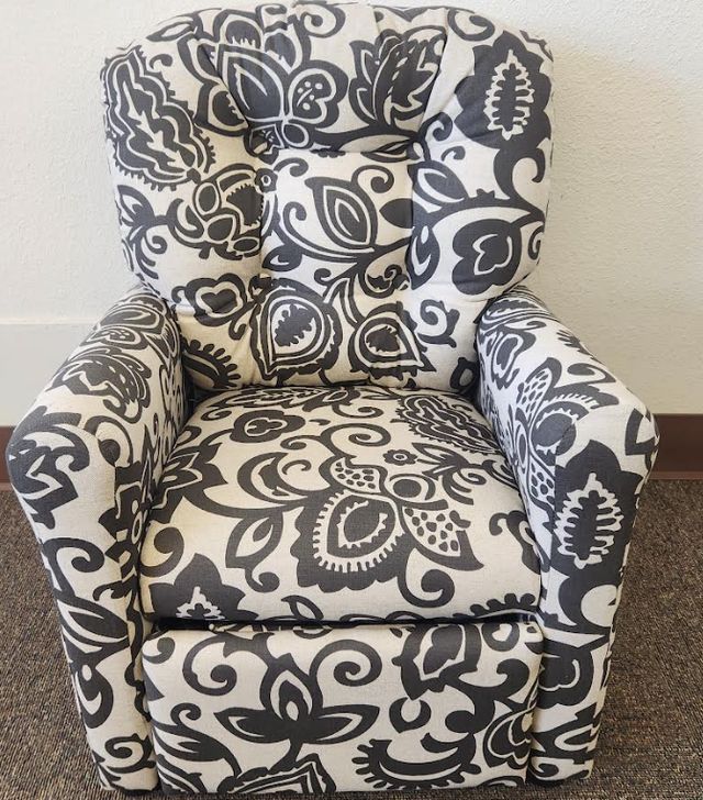 Brazil Furniture Floral Shadow Child's Recliner-0