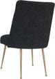 TOV Furniture Batik Black Textured Linen Dining Chair-1
