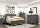 Homelegance® Zephyr Antique Silver/Brownish Gray Eastern King Panel Bed-1