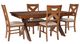 Powell® Kraven 5-Piece Beige/Dark Hazelnut Dining Set-0