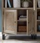 aspenhome® Harper Point Bleached Khaki Door Bookcase-2