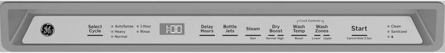 GE® 24" Fingerprint Resistant Stainless Steel Front Control Built-In Dishwasher with Sanitize Cycle-3