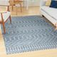 Nourison Home™ Astra Machine Washable 5' x 7' Blue Area Rug-5