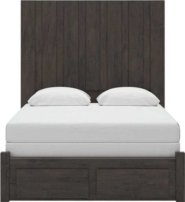 Signature Design by Ashley® Fraluna Charcoal Queen Storage Panel Bed-4