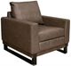 International Furniture Direct Blackburn Chocolate Brown Arm Chair-0
