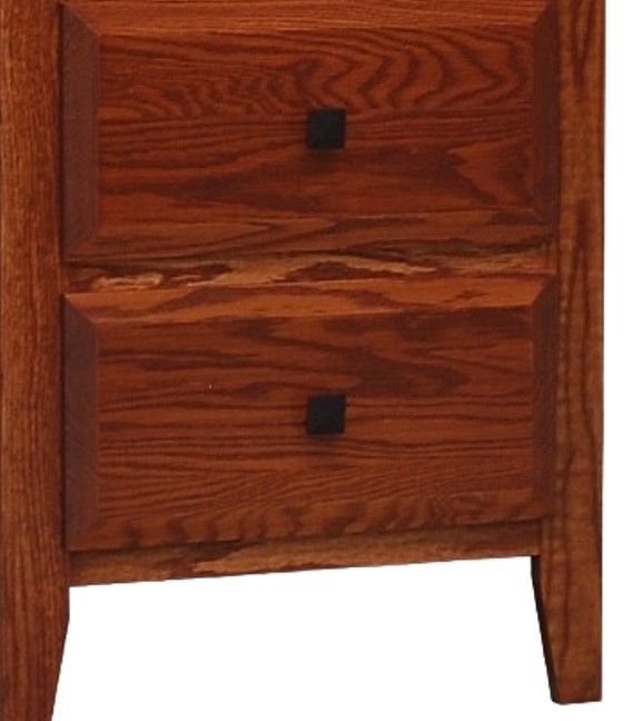Wolfcraft Furniture Summit Brown Tall Nightstand-1