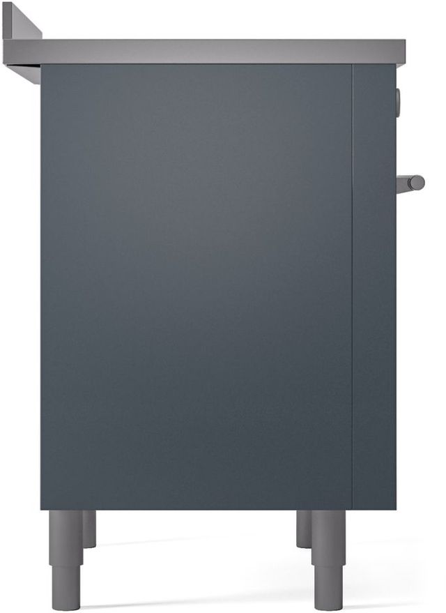 Ilve® Professional Plus II 36" Blue Grey Pro Style Induction Range-6