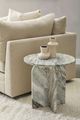 Classic Home Briley Rusty Gray Small Accent Table-1