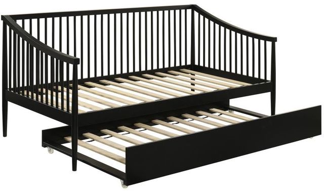 Coaster® Delgado Black Youth Twin Daybed with Trundle-3